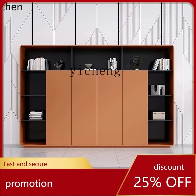 HXL File Cabinet Advanced Sense Bookcase File Storage Atmospheric Office Background Cabinet