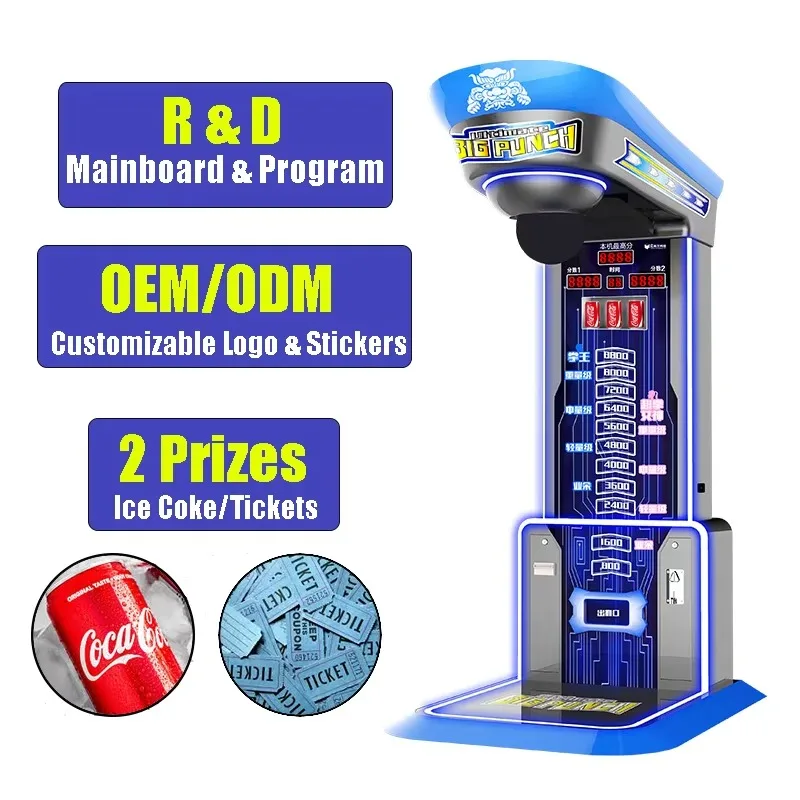 FL Wholesale Boxing Punch Machine Arcade Outdoor Punching Machine Kit Ultimate Big Punch Boxing Make Money Customized