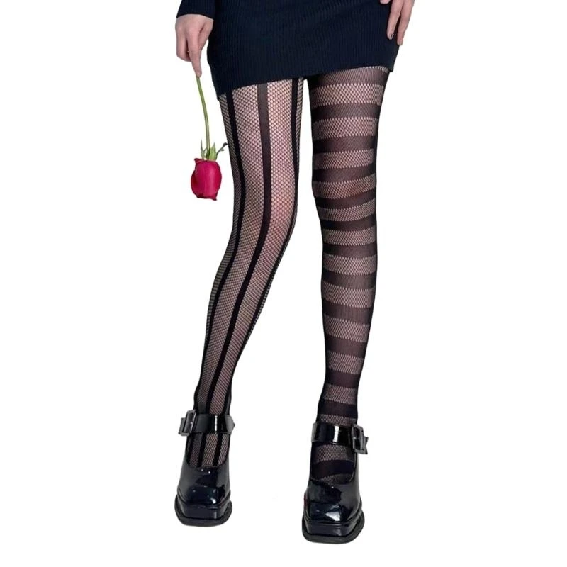 

Pattern Tights High Waist Stockings Fashion Leggings Pantyhose for Womens Breathable Mesh Stockings