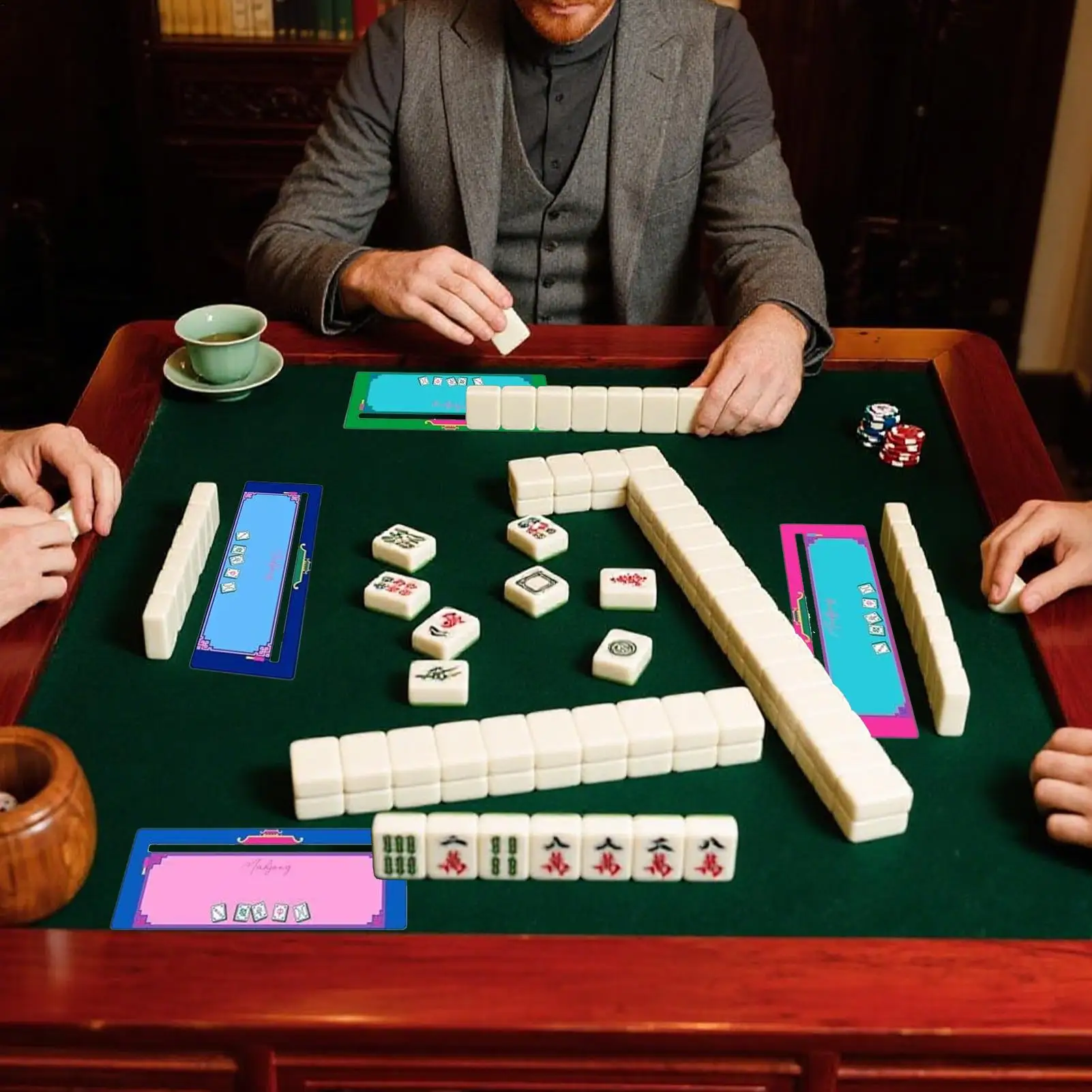 

Поиск линий Mahjong Mah Jong Rule Helper 4-х шт. Маджонг Finder Line Finder для пожилых людей, взрослых, туристический турнир, праздник, пикник, автофургон