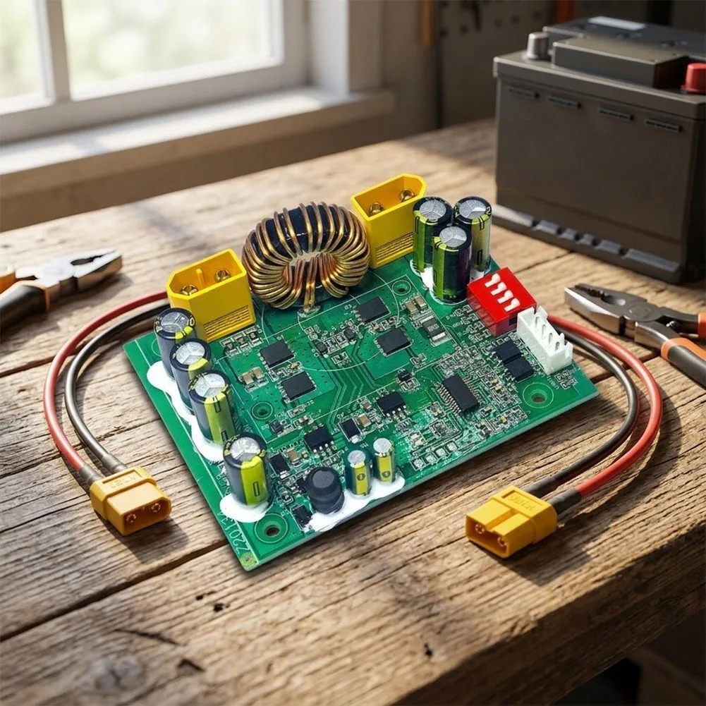 100W MPPT=Solar Controller Bare=Board 10A Photovoltaic Cell Charger High Efficiency 92% For Photovoltaic Battery Charging Projec