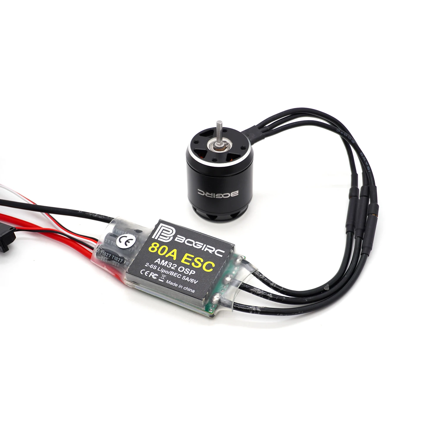 BOGIRC 3642 ブラシレスモーター AM32 80A ESC 1/10 1/8 RC トラクサス TRX4 TRX6 アキシャルクローラー車用