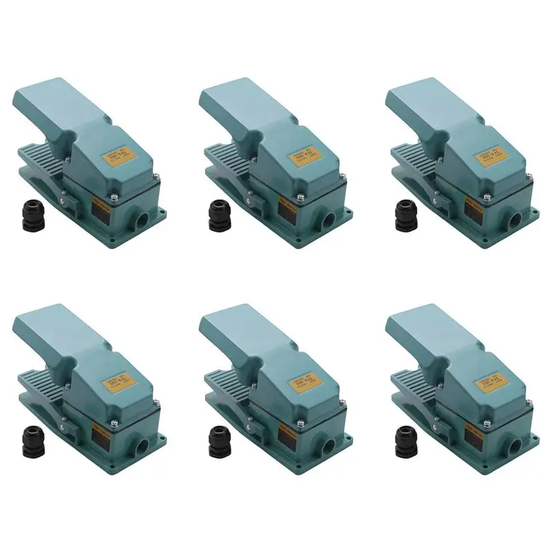 DT17 6X TFS-302 Foot Switch Pedal Switch 15A AC 250V 50HZ for Textile Welding Printing Equipment