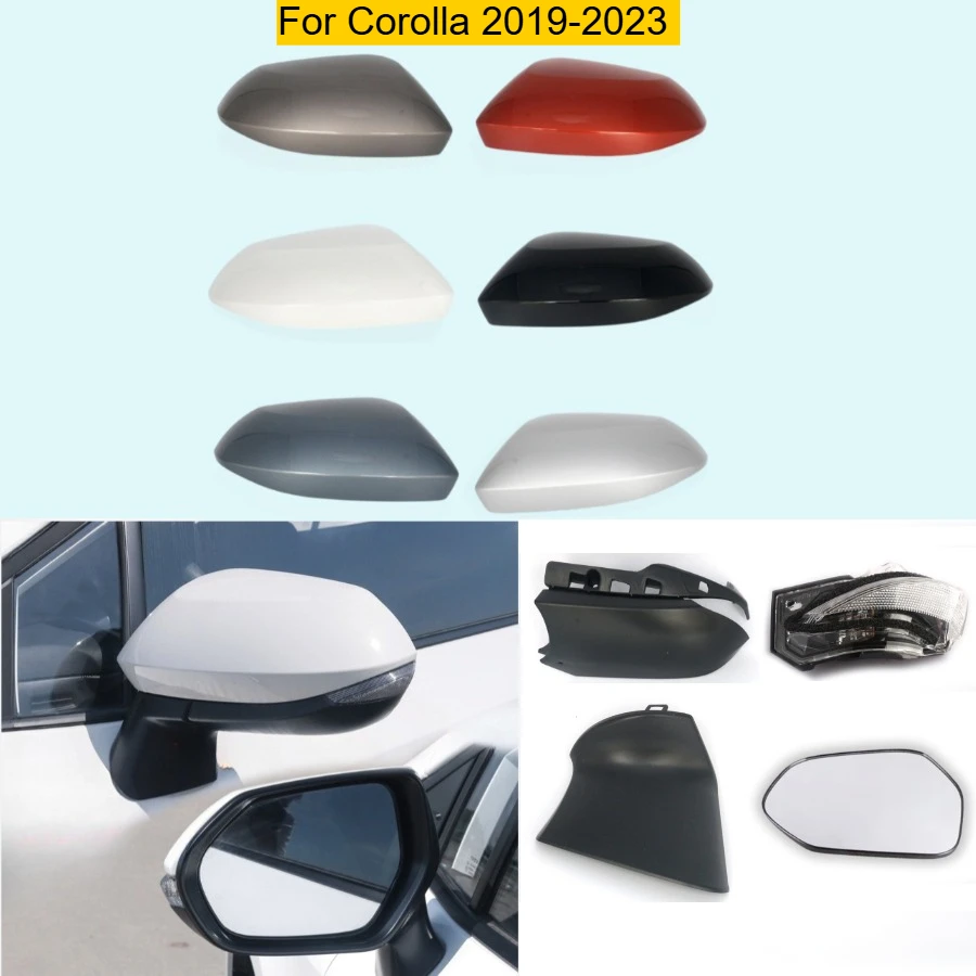 

Подходит для Toyota Corolla Dual Engine 2019-2023, корпус зеркала заднего вида, крышка зеркала заднего вида, левая и правая крышка отражателя