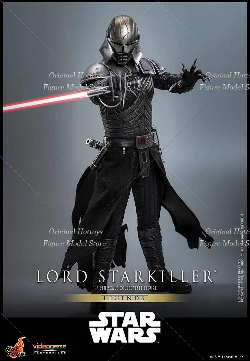 HOTTOYS HT VGM63 1/6 Soldier Star Wars: The Force Unleashed  Lord Starkiller Full Set 12-inches Action Figure Model Collection