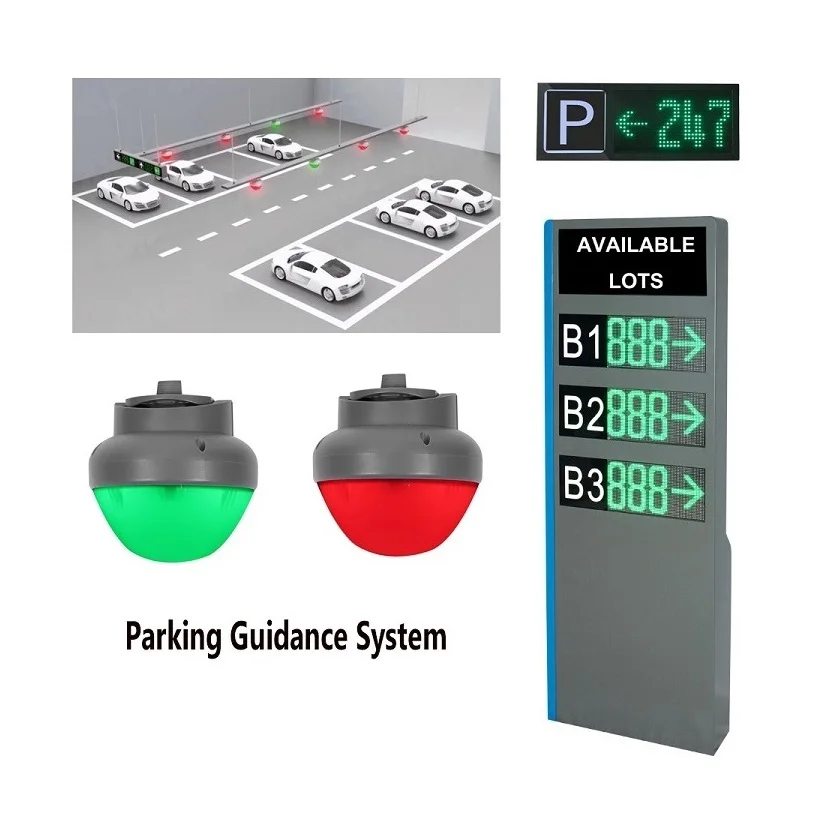 2026 Hot！Car Parking Sensors All-in-one Ultrasonic Sensor Parking Guidance System With Led