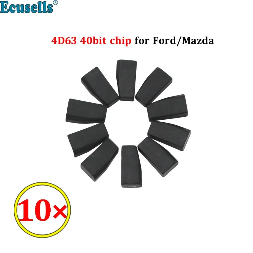 

10pcs/lot Auto Transponder Chip Car Key Chip 4D63 40Bit 4D ID63 Chip for Mazda for Ford for Lincoln for Mecury