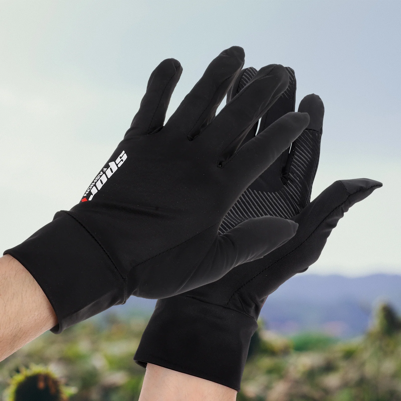 

1Pair Waterproof Windproof Full Finger Cycling Gloves Black Size M Mtb Reflective Warm Outdoor Non-Slip Biking Gloves