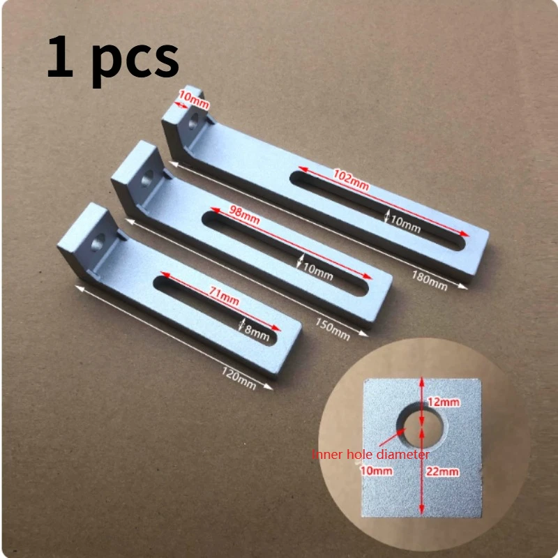 Purpose Aluminum Rod Bracket for Blown Film machine Printing Machine Fixing Bracket Aluminum Mounting
