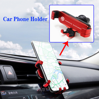 1Pcs Metal Adjustable Car Phone Holder Air Vent Mount Stand For MG ZS GS 5 Gundam 350 Parts TF GT 6 Accessories