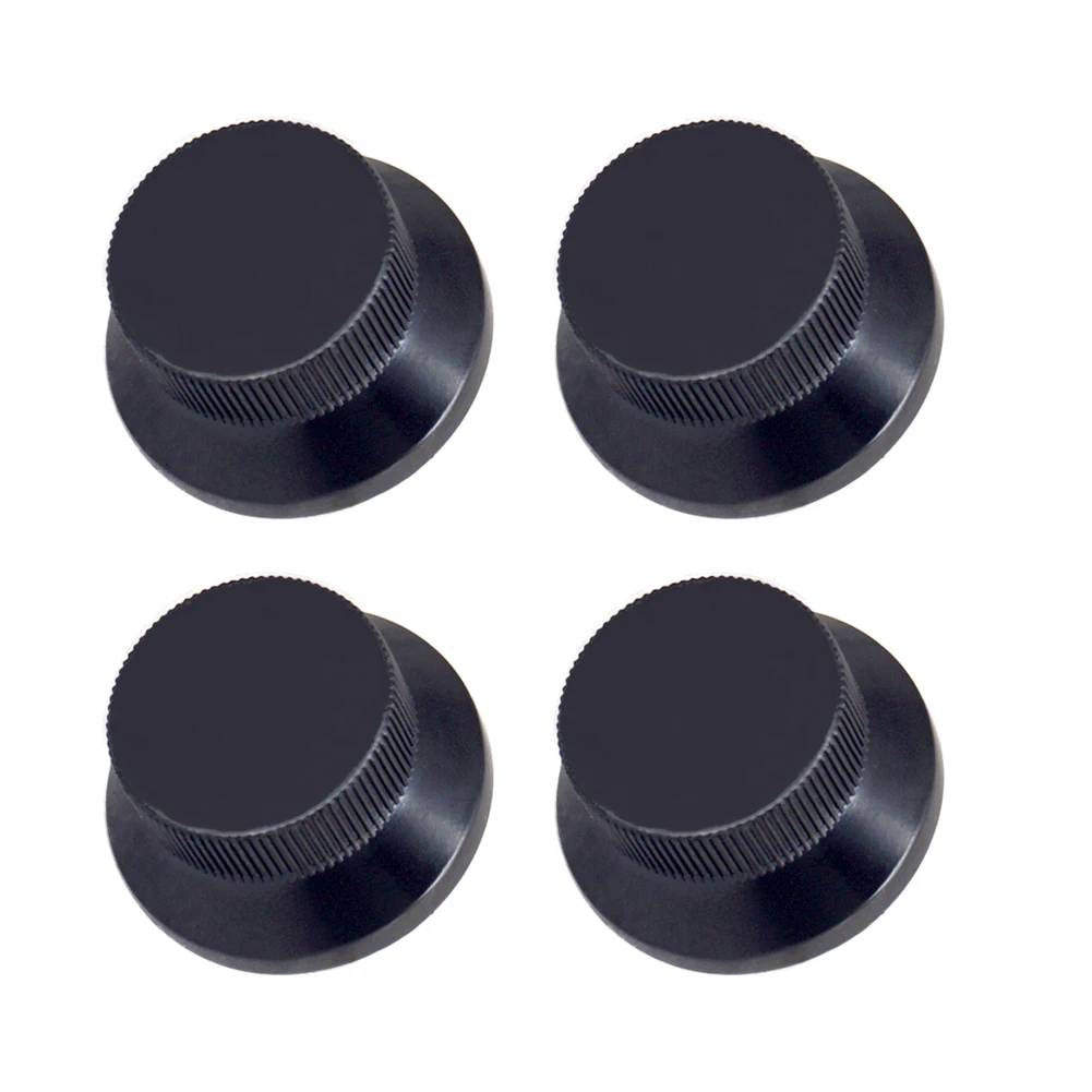 4pcs Plastic Top Hat Volume Tone Control Knobs for ST Electric Guitar Various Color Options Compatible with 6mm Diameter Pots