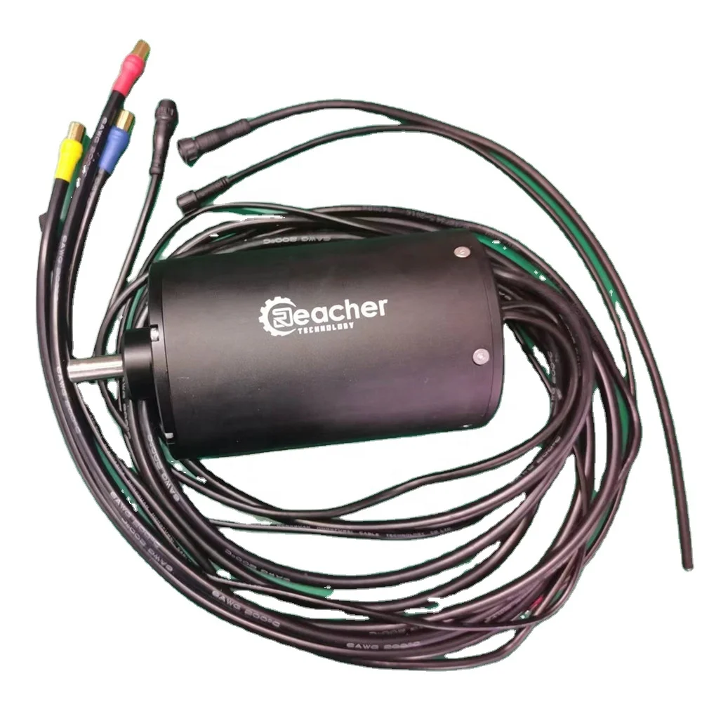 

Reacher D107L165S IP68 Водонепроницаемый электрический двигатель постоянного тока с высоким крутящим моментом 20 кВт 48 В с бесщеточным двигателем постоянного тока с датчиком Холла
