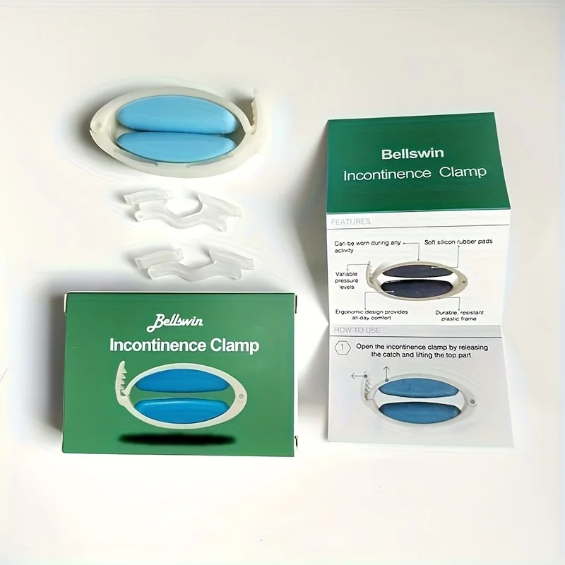 

1pcs Male Urinary Incontinence Clamp Prevent Leakage Adjust Pressure Soft Silicone Incontinence Clip Men Male Patients Care
