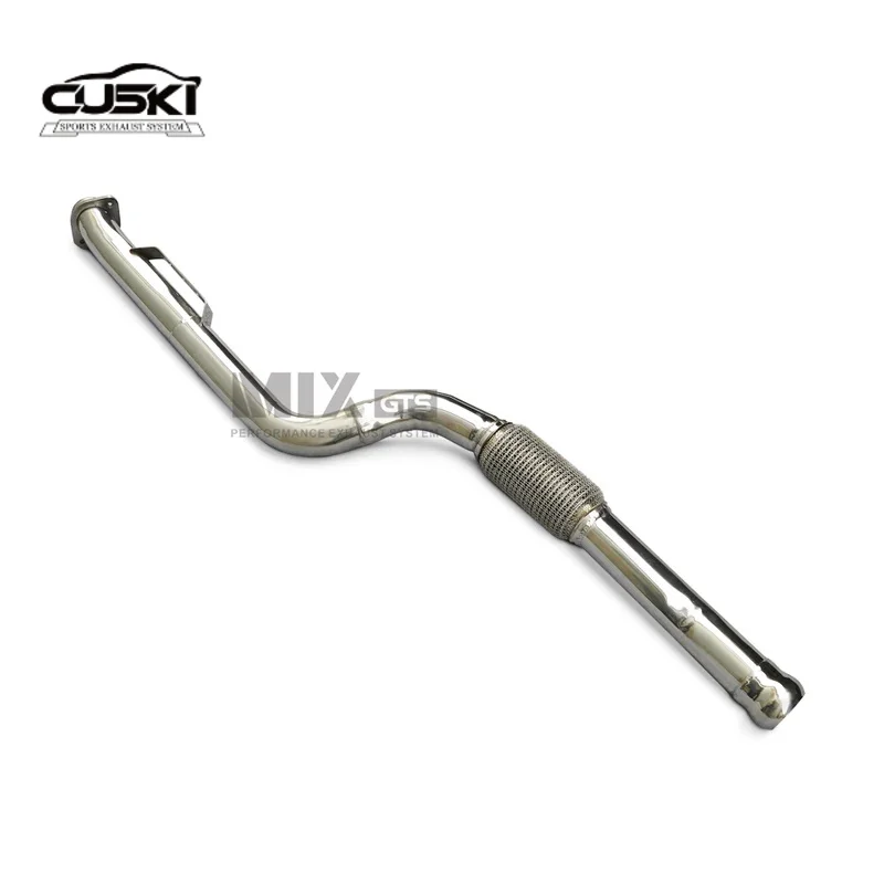 High Flow mid section exhaust pipe Applicable to 2009-2012 Mercedes Benz E250E300 W212 1.8T SUS Car Exhaust Modification