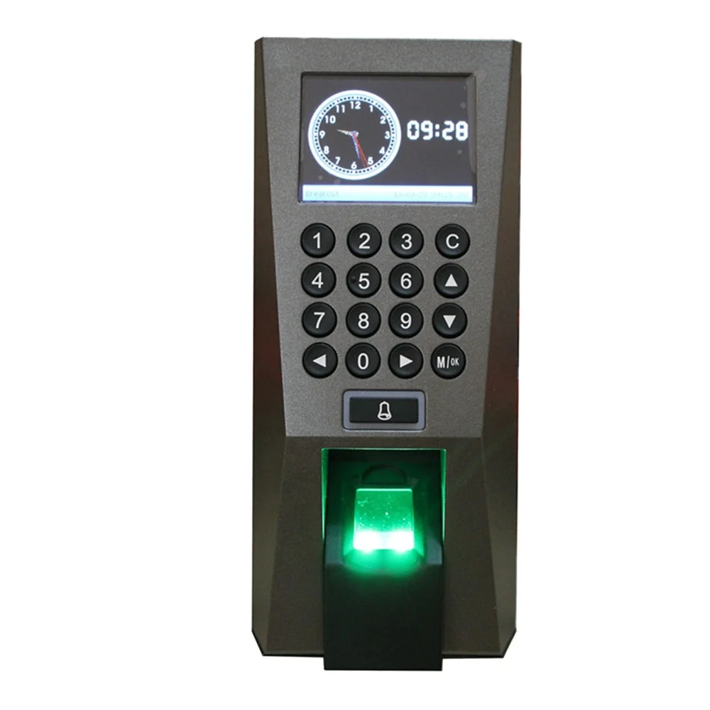 Biometric Fingerprint Access Control time attendance machine F18  With Free Software for access control system