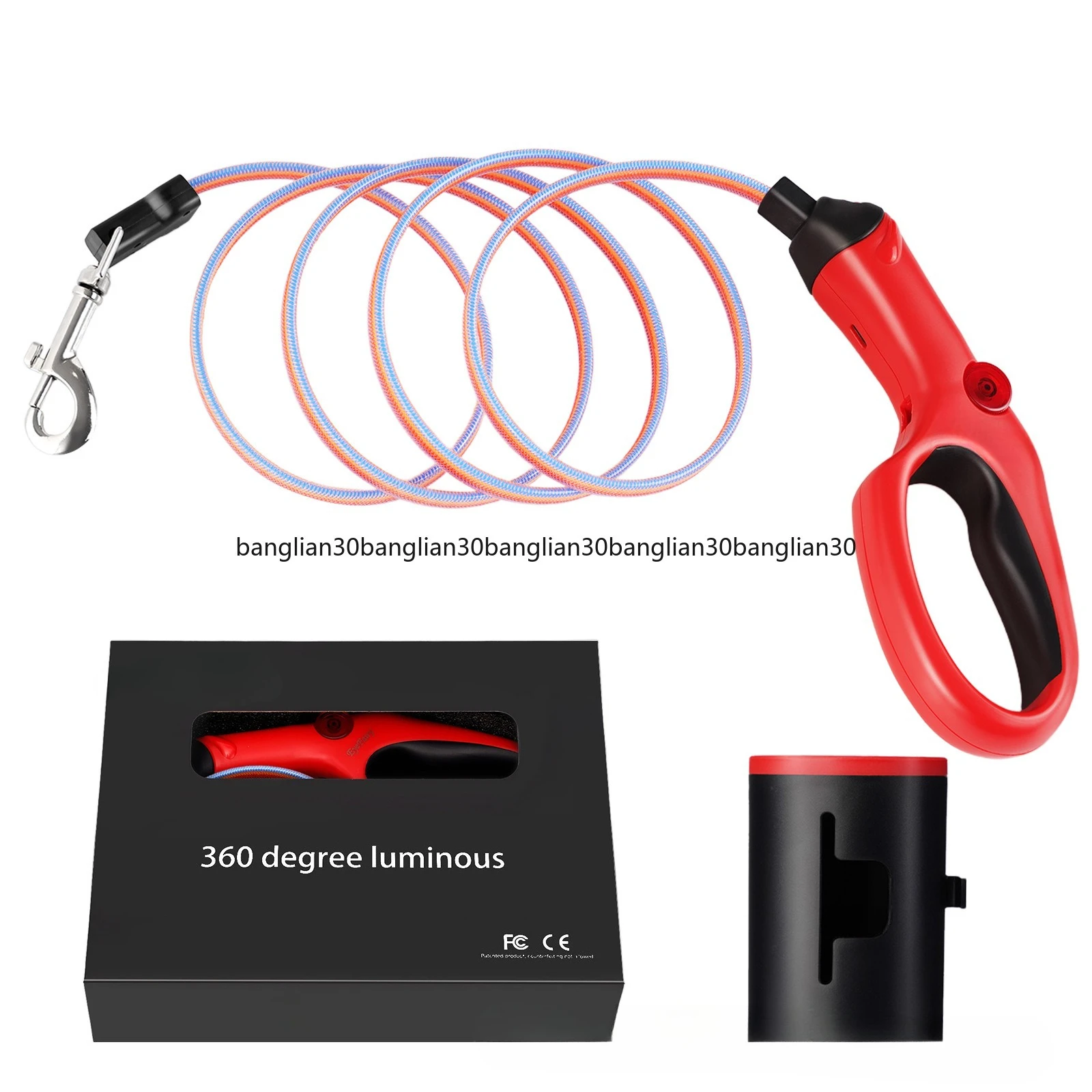 Hot-selling Pet Luminous Leash LED Luminous Night Safety Leash Dog