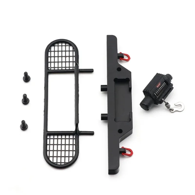 Metal Front Bumper 1:32 for Orlandoo Hunter Model OP Guard A03 Camel Cup Luggage Rack Bumper Big Wheel Eyebrow Car Shell