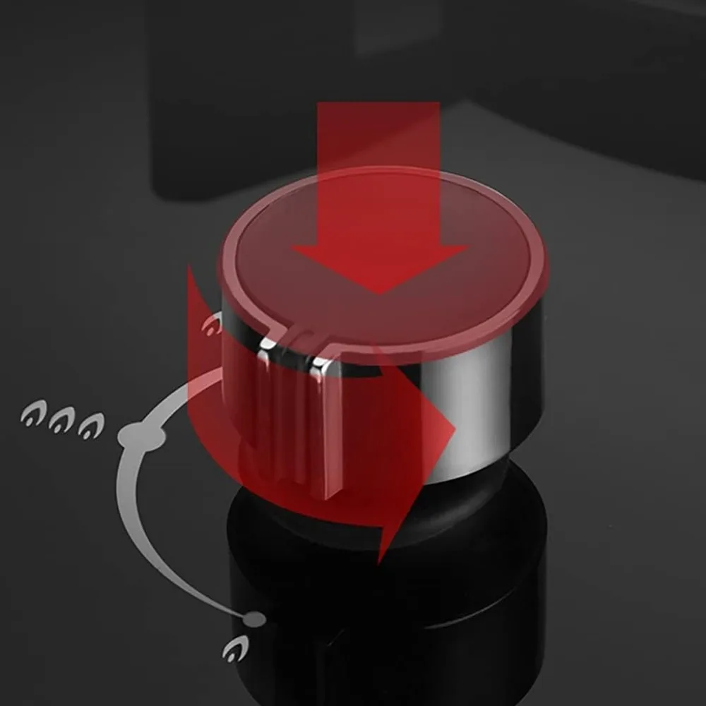 バーナー ガスコンロ ビルトインガスコンロ、黒色防爆ガラスパネル、亜鉛合金ノブ、鋳鉄コンロ(LPG)