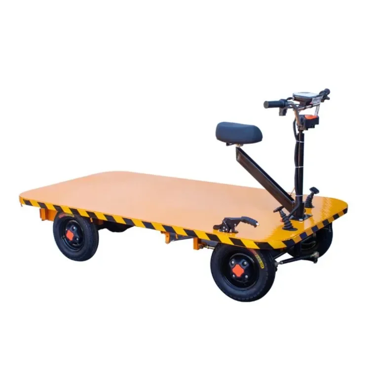 

Small heavy duty front cargo tricycle Electric garden flatbed trolley cart