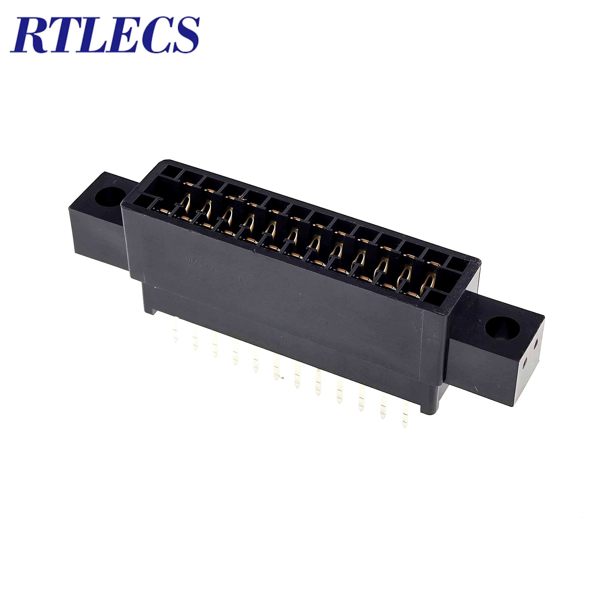 5pcs Edge Connector Slot 2.54 mm Pitch 24 44 48 50 56 60 72 86 88 100 120 Pin PCB Card Gold Finger Socket Mounting ears Board DI