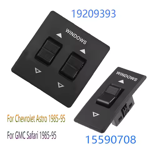 15590708 19209393 Window Master Switch Button for Chevrolet Astro GMC Safari 1985-1995 Front Power Glass Lifter Car Accessories