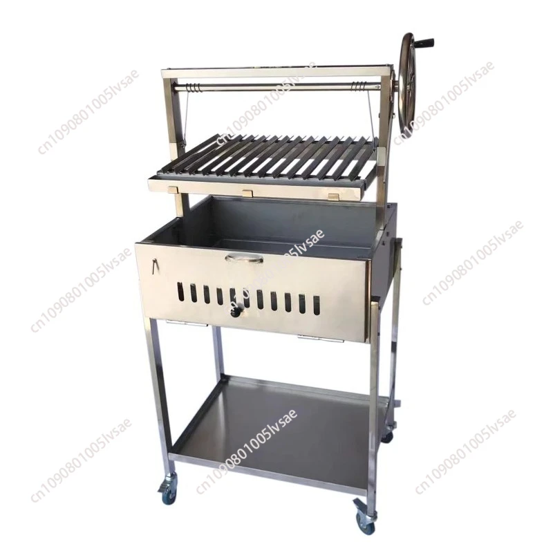 BBQ Manufacturing Argentine Grill Full Process Grill Stainless Steel