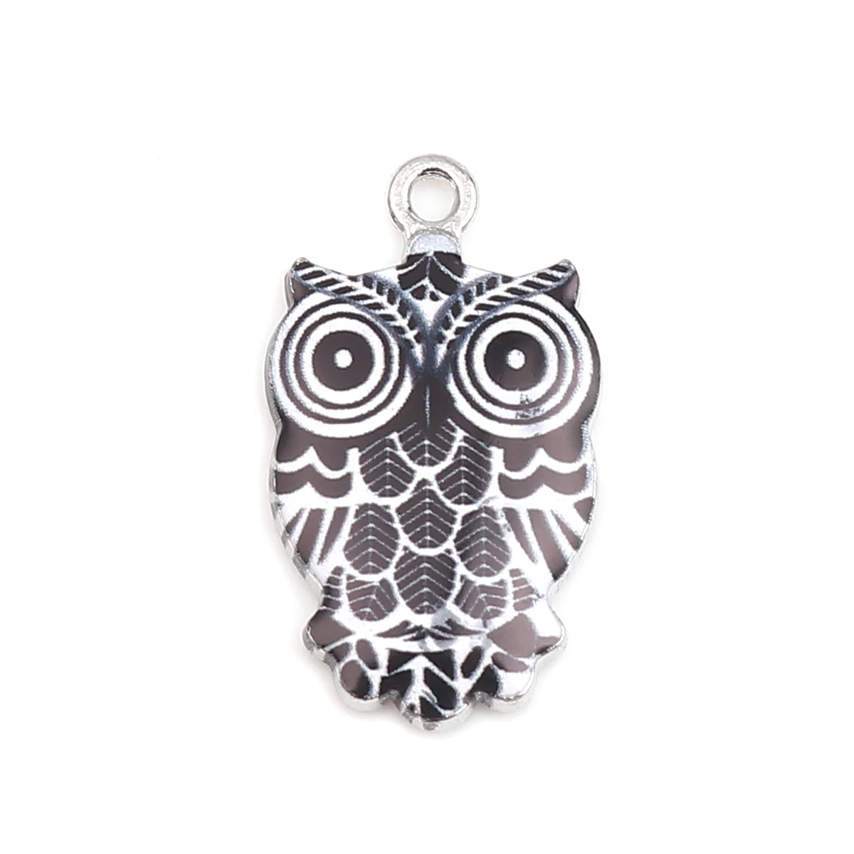 10PCs Cute Halloween Owl Charms For Jewelry Making Colorful Enamel Zinc Based Alloy Animal Pendant Necklace Earrings DIY Finding