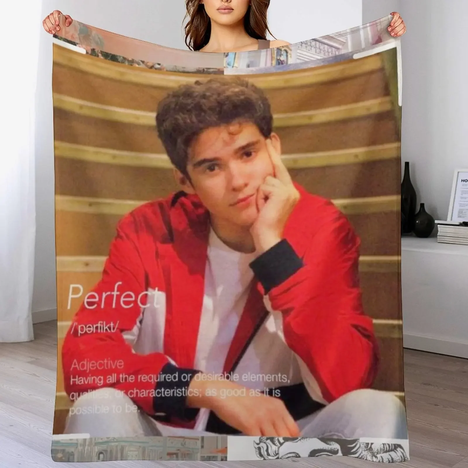 

Joshua Bassett Throw Blanket Cozy Throw Blanket Birthday Gift for Him Her