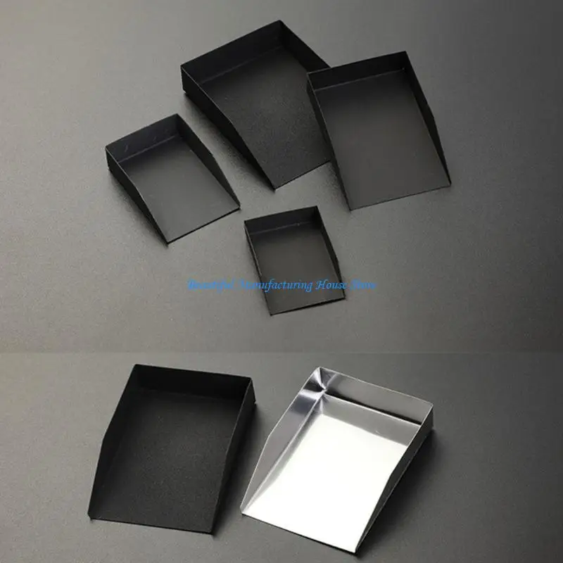 E56A 5Pcs Jewelry Diamonds Sorting Scoops Sturdy Stainless Steel Gemstones Scoops for Jewelry Enthusiasts and Makers
