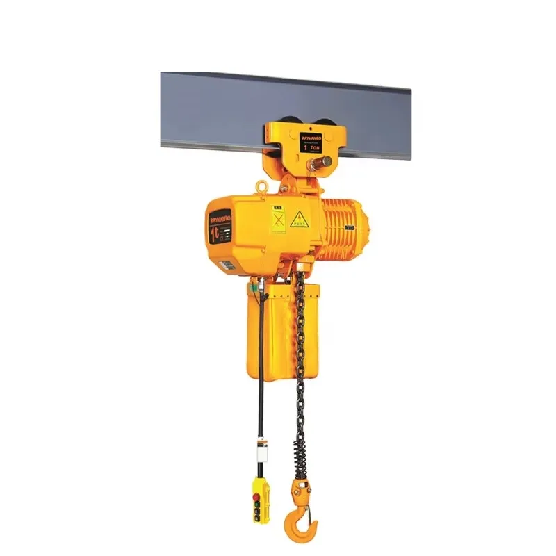 1 ton 2 tons 3 tons 5 tons lifting height 3m 6m HHBB manual trolley electric chain hoist