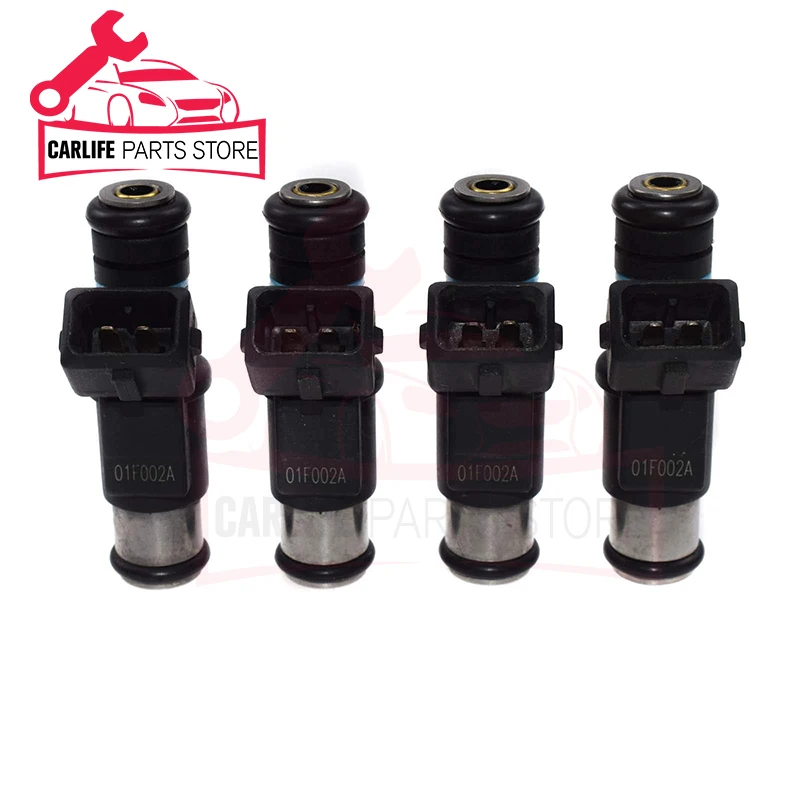 1/4PCS OEM 01F002A 0280156357 348001 Petrol Fuel Injector 1984E0 For Peugeot 106 206 306 307 For Citroen Berlingo C2