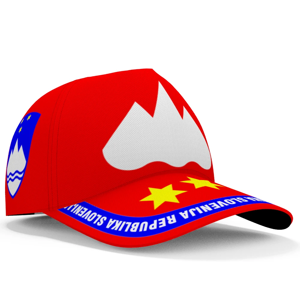 Gorras de Béisbol Personalizadas con Nombre, Número y Logotipo del Equipo de Eslovenia, Gorras con la Bandera Eslovena para Viajes