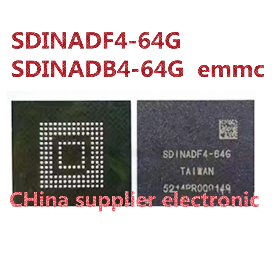 

SDINADF4-64G SDINADB4-64G emmc 64G шрифт для мобильного телефона б/у Zhihaoqiu ic