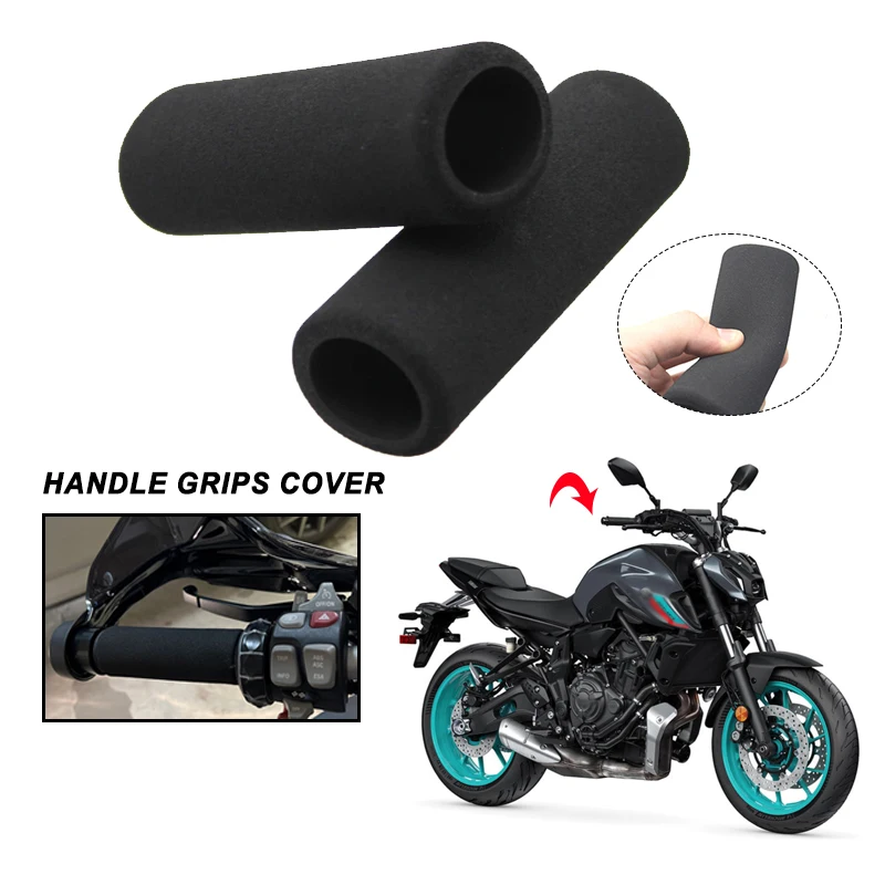 ​For YAMAHA MT03 MT07 MT09 FZ07 FZ09 MT-03 MT-07 MT-09 MT-10 MT Motorbike Anti Vibration Handle Bar Foam Comfort Slip Over Grips