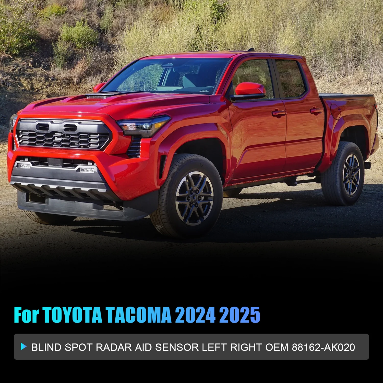 1 Pcs Blind Spot Assist Radar Sensor For 2024-2025 TOYOTA TACOMA 88162-AK020