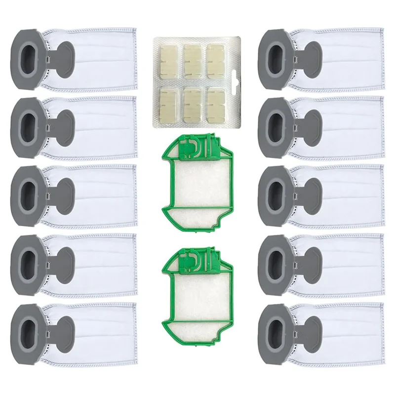 

A31Z-For Vorwerk Kobold VK7 FP7 Cordless Vacuum Cleaner, 10 Dust Bags, 2 Pre-Filters, 1 Fragrance Tablets/Sticks.