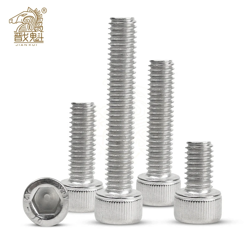 10/50/100 Pz M3 M4 M5 M6 M8 Din912 Parti In Acciaio Inox 304 Filettatura Metrica Vite A Testa Esagonale Bullone supporto da 4 a 55 Mm