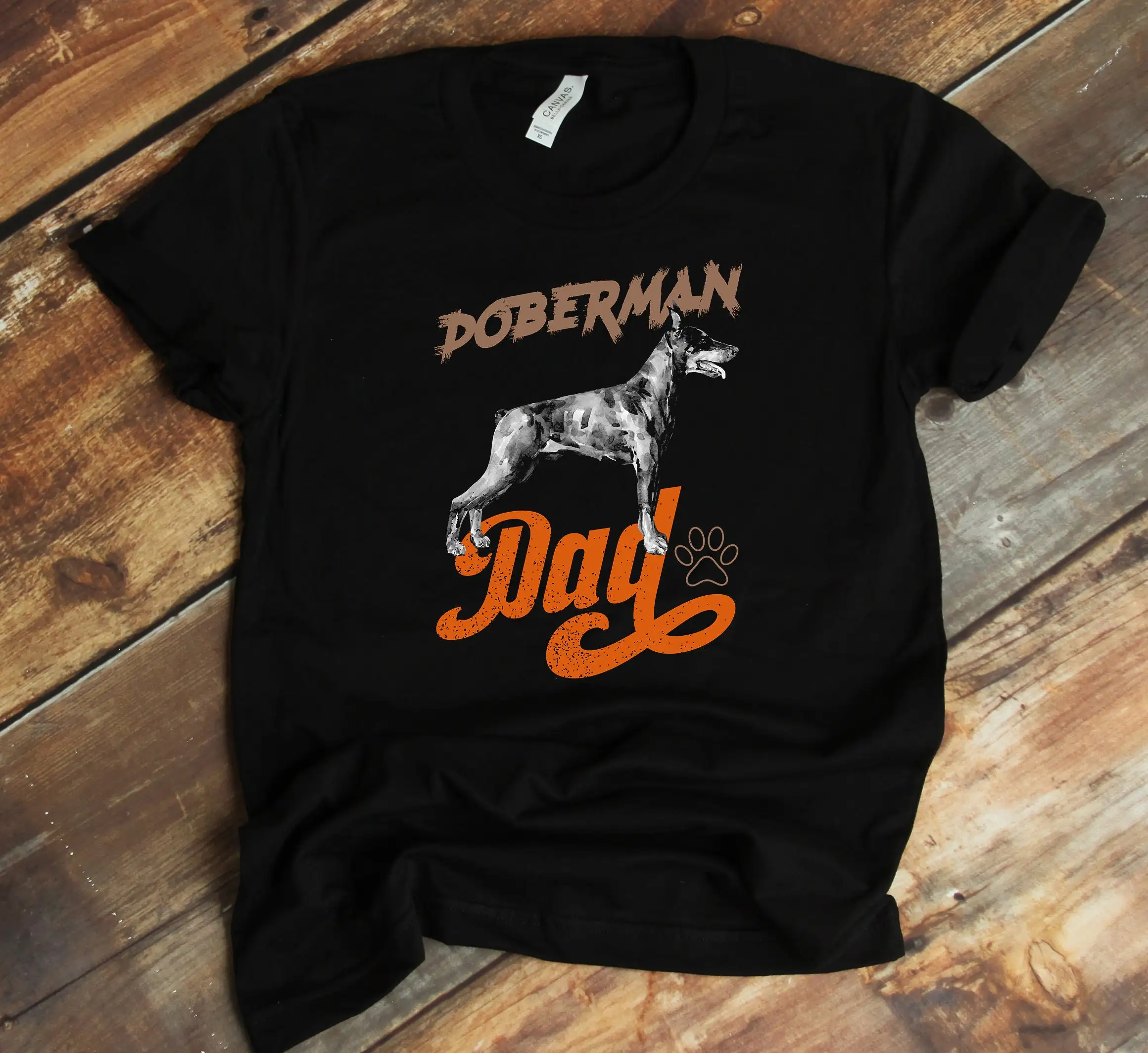 Doberman Dad T Shirt Pinscher Dobie Dog Lover Pet Owner Tank Top