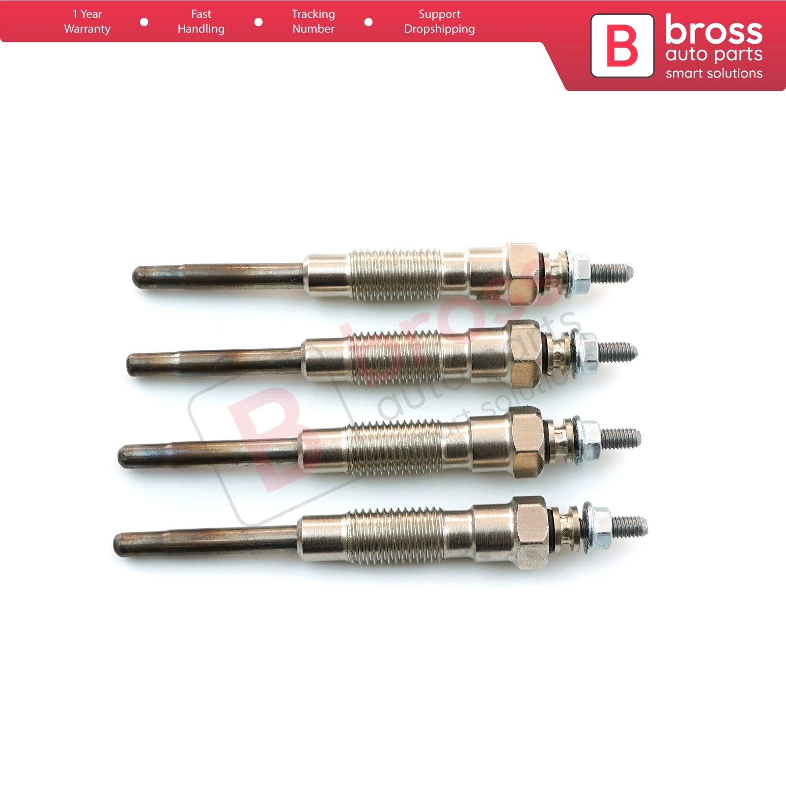 For Toyota Blizzard Cressida Cresta Dyna HiAce Land 4Runner Hilux  LX 450 VW Taro  2.2 2.4 BGP96-1 4X Glow Plug 12 V 1985054010