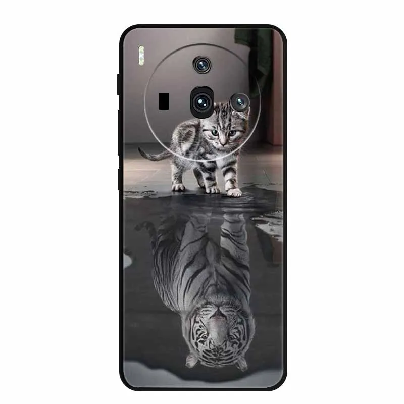 For ZTE Nubia Z50S Pro Case Z50SPro Phone Cover Lion Wolf Tiger Black Silicone Soft Back Cover Case For ZTE Nubia Z50S Pro Case image 6