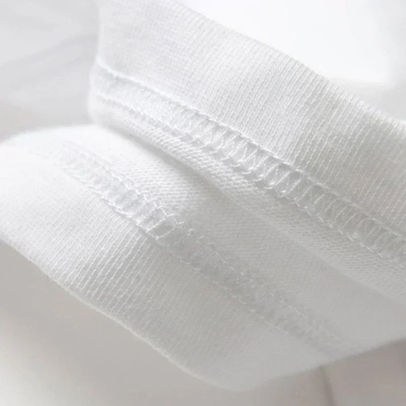 2025 Estate di Alta Qualità Femminile T-Shirt di Base Ragazze Confortevole Baggy Manica Corta Vestiti Delle Donne Coreano di Base Solido Magliette E Camicette di Cotone