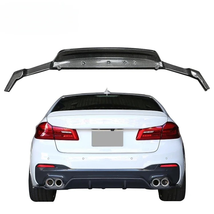 

Wholesale rear diffuser for bmw 5 series g30 g38 3D style carbon fiber bumper rear diffuser