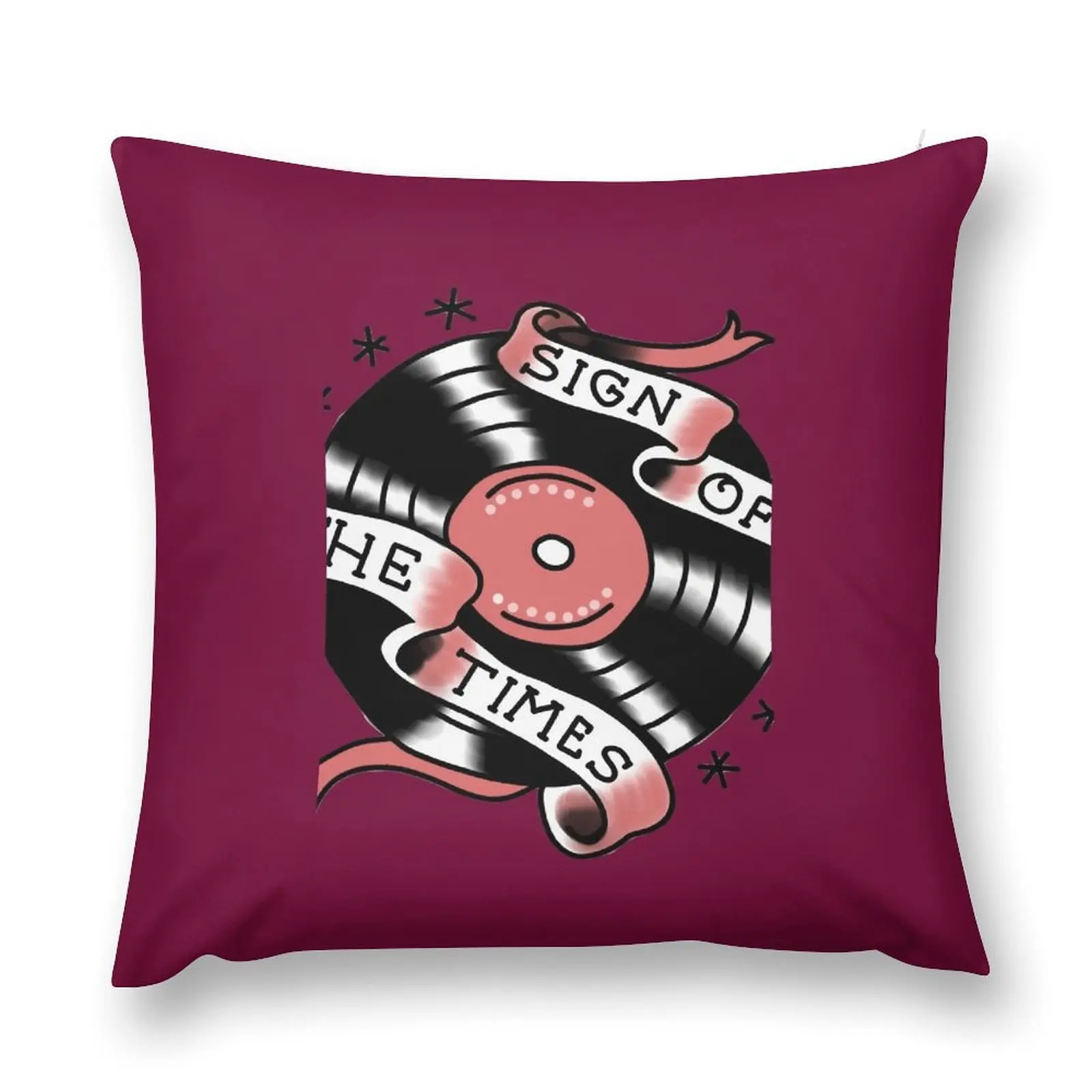 

sign of the times vinyl \t \t Throw Pillow pillowcases for sofa cushions Cushion Cover For Sofa pillow