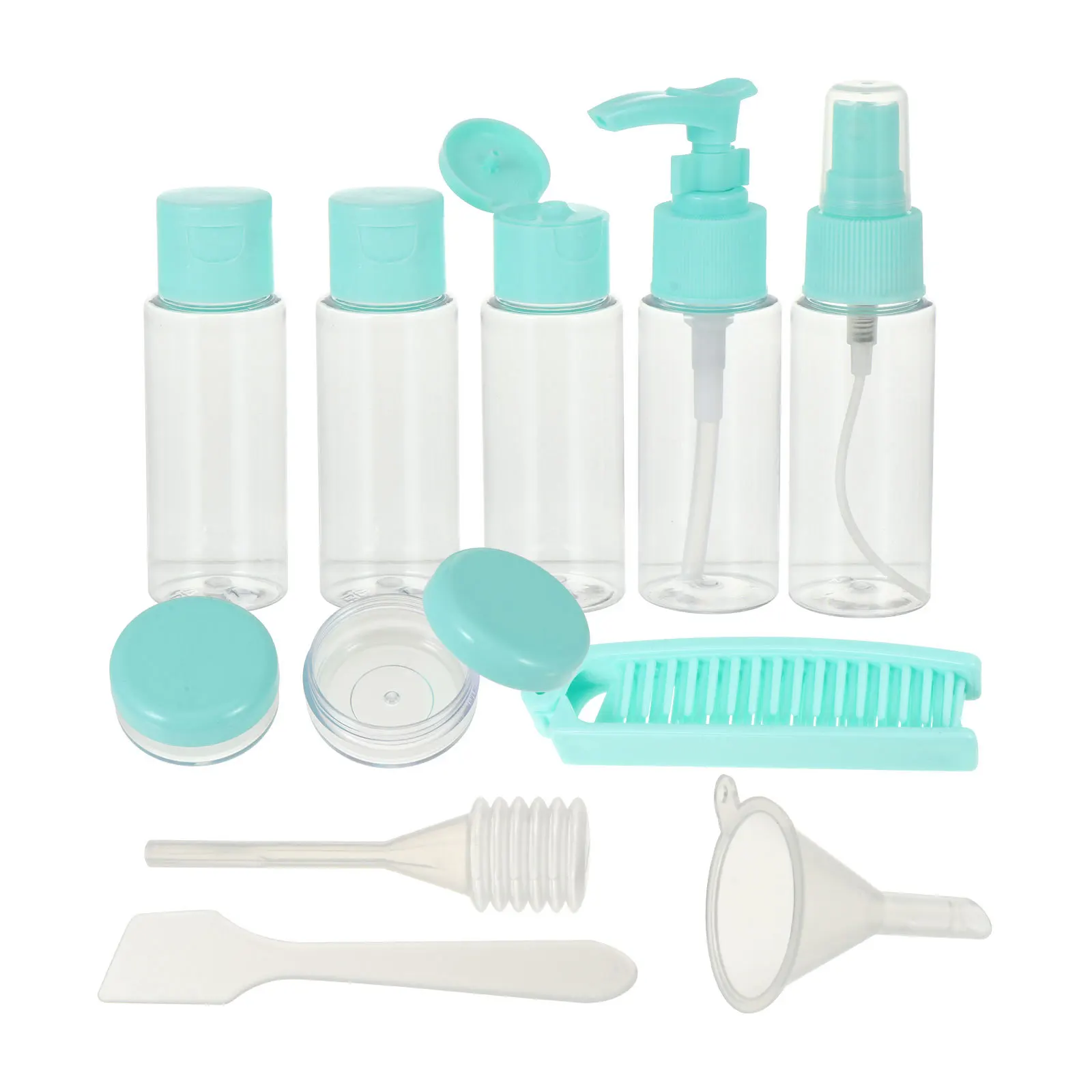 

1Set Travel Toiletries Bottles Portable Refillable Empty Containers for Cosmetics Liquids Perfumes Outdoor Use