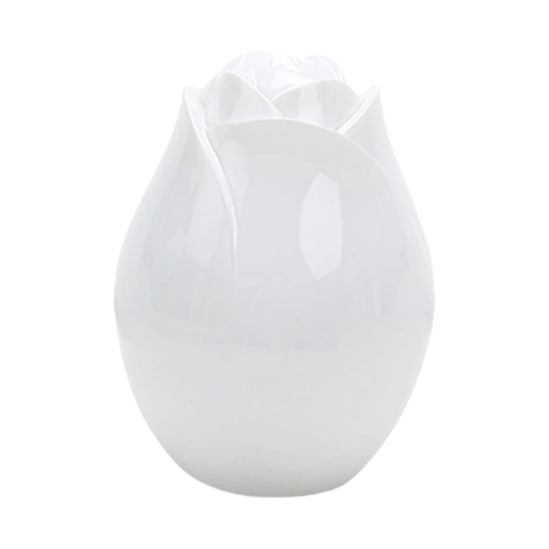 Double Opening Ring Box Rose Jewelry Container for Safekeeping Accessories N2UE