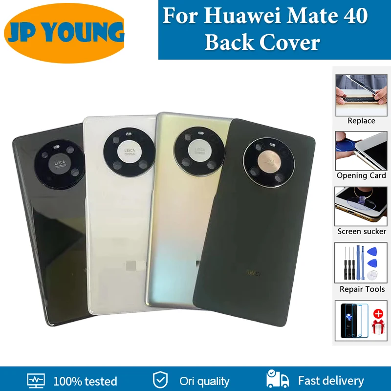 

Original New Back Glass For Huawei Mate 40 Battery Cover Rear Door Housing Case OCE-AN10 Battery Cover Replacement Parts