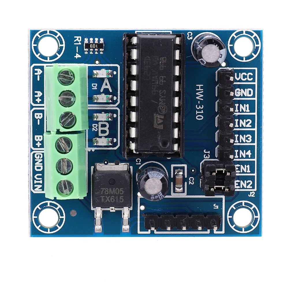 L293D Mini Stepper Motor Drive Shield Module DC4.5-36V 4 Channel Motor Drive Module Compatible for Mega/ Diecimila/ Duemilanove