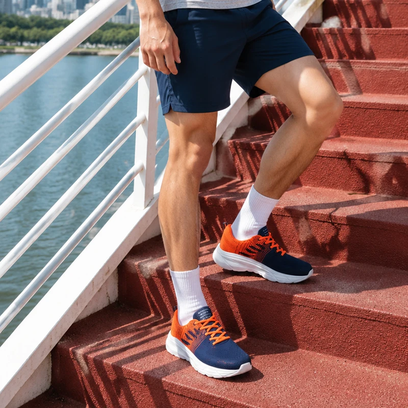 Men's Wide Barefoot Shoes New Fashion Outdoor Running Sneakers Minimalist Large Trendy Mesh Casual Walking Shoes Hot Selling