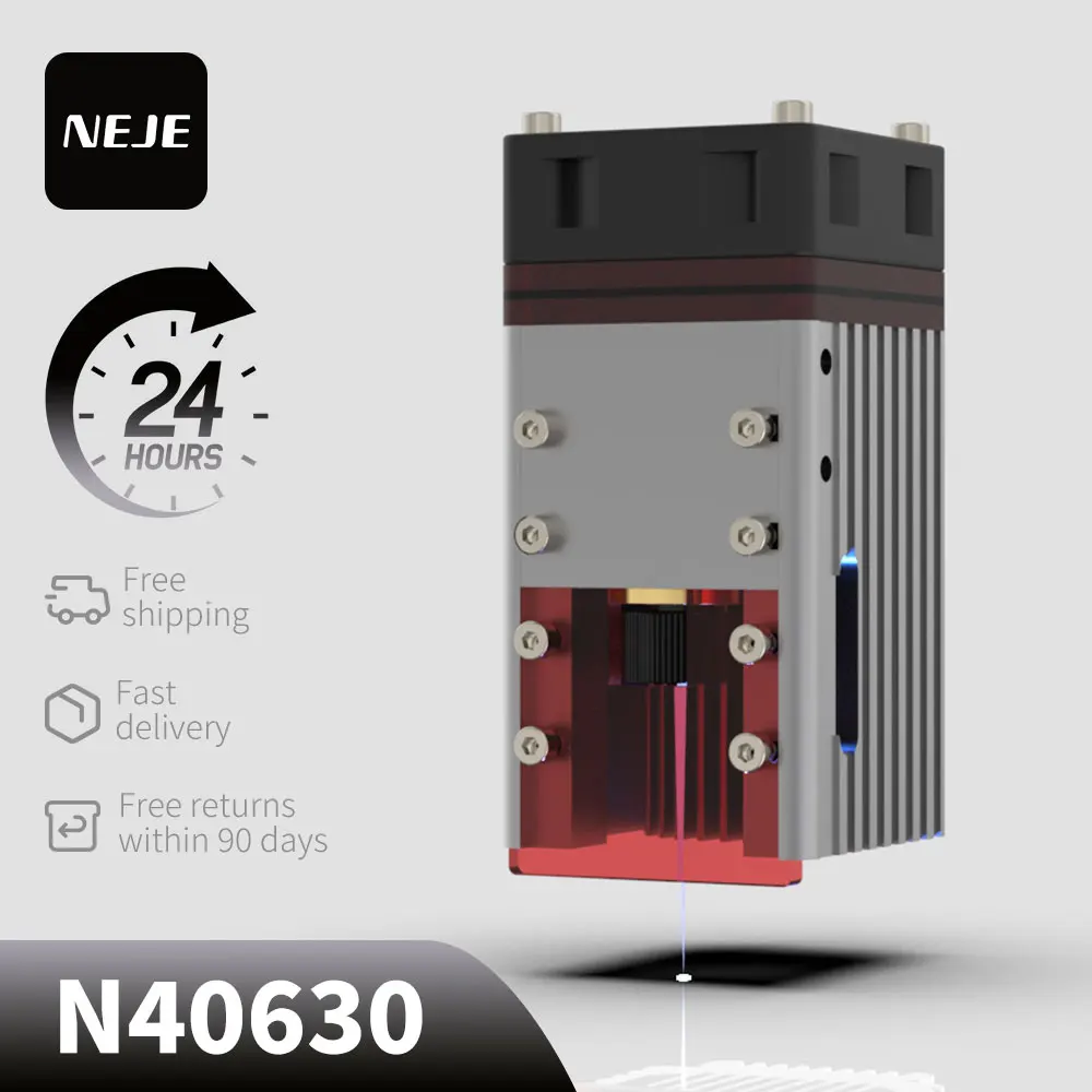 NEJE N40630 Laser Module Kit 450nm TTL Laser Head Module for CNC Laser Engraving Machine Wood / MDF Fast Cutting Tool