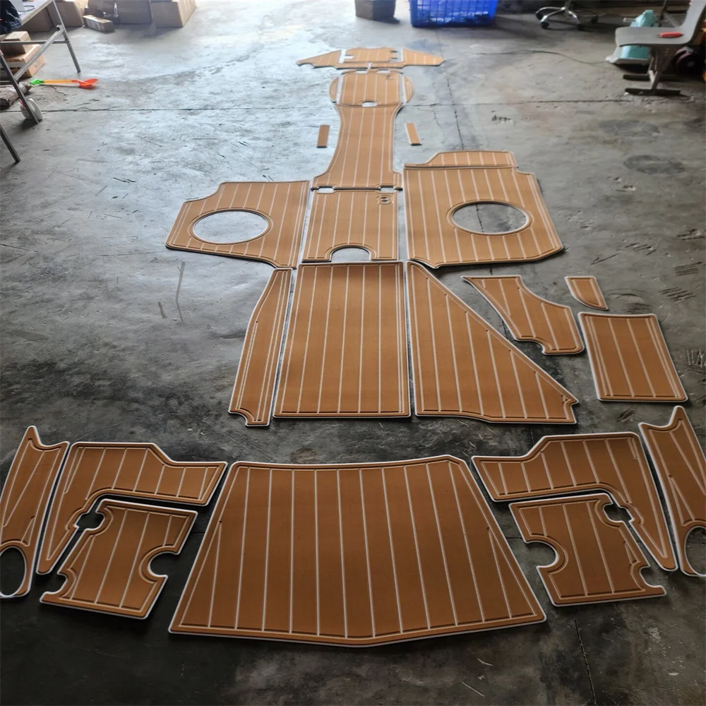 

2008 Chaparral 264 Sunesta Swim Platform Cockpit Boat EVA Teak Deck Floor Pad SeaDek MarineMat Style Self Adhesive